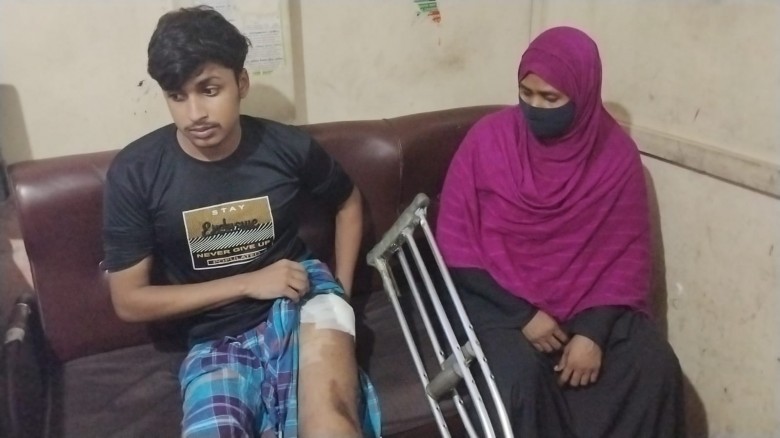 সড়ক দুর্ঘটনায় নিঃস্ব ইমরান; আর্থিক সহায়ত